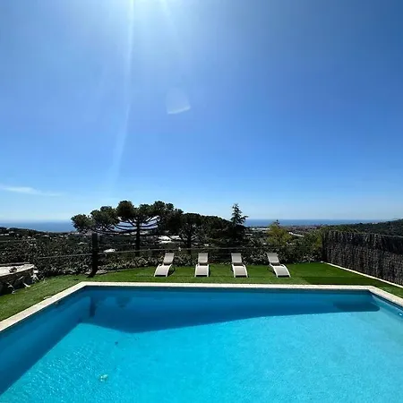 Villa Casanova, Casa Con Vista Panoramica A Barcelona Cabrils